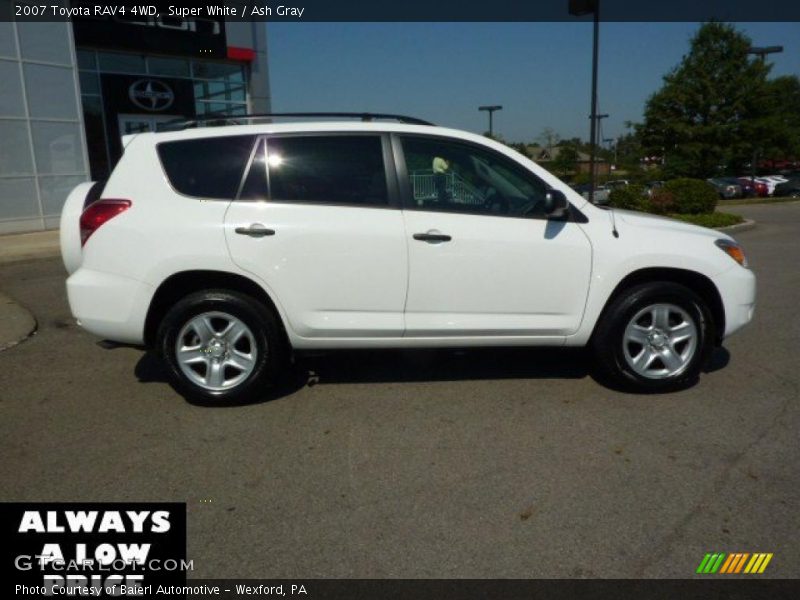 Super White / Ash Gray 2007 Toyota RAV4 4WD