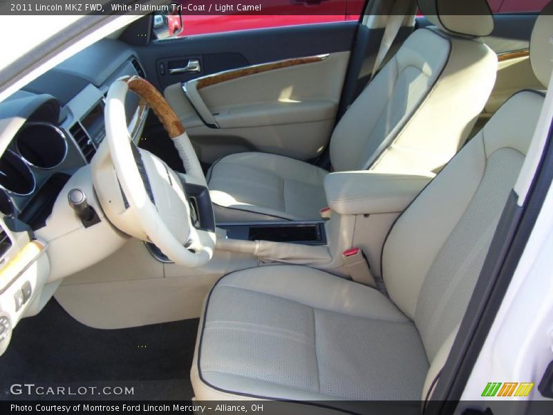 White Platinum Tri-Coat / Light Camel 2011 Lincoln MKZ FWD