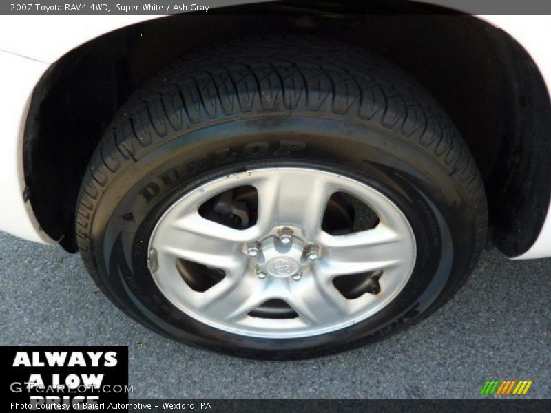 Super White / Ash Gray 2007 Toyota RAV4 4WD