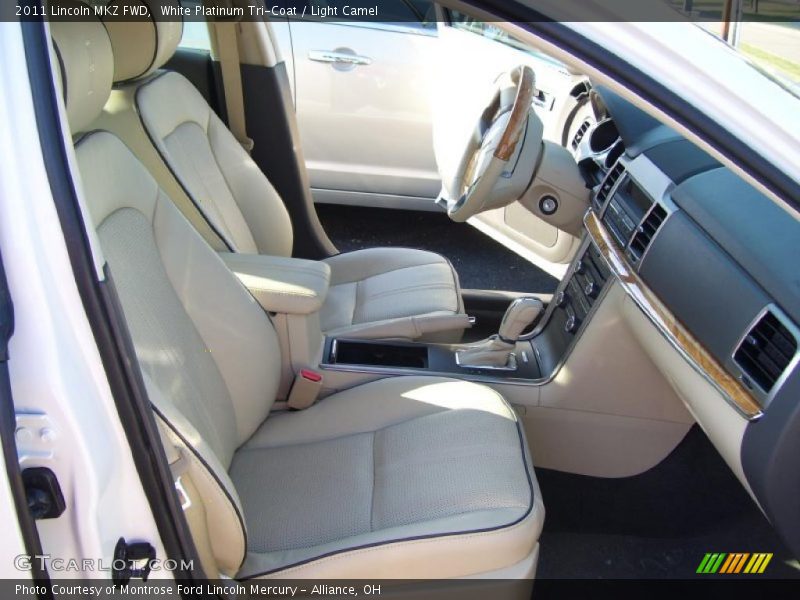 White Platinum Tri-Coat / Light Camel 2011 Lincoln MKZ FWD