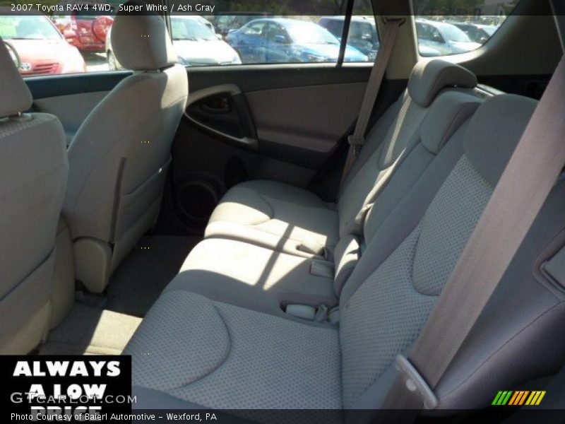 Super White / Ash Gray 2007 Toyota RAV4 4WD