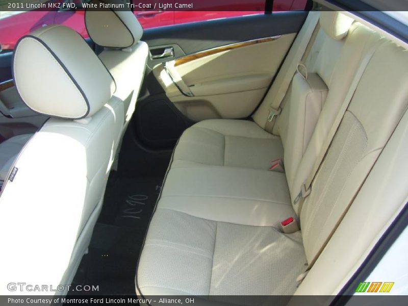 White Platinum Tri-Coat / Light Camel 2011 Lincoln MKZ FWD