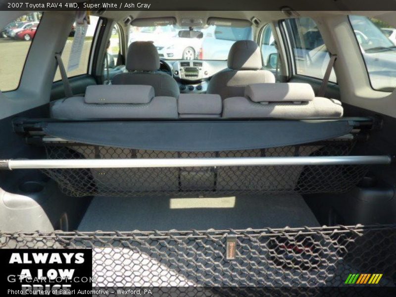 Super White / Ash Gray 2007 Toyota RAV4 4WD