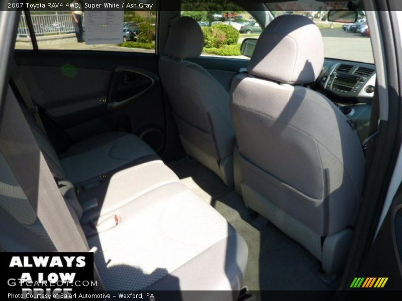 Super White / Ash Gray 2007 Toyota RAV4 4WD