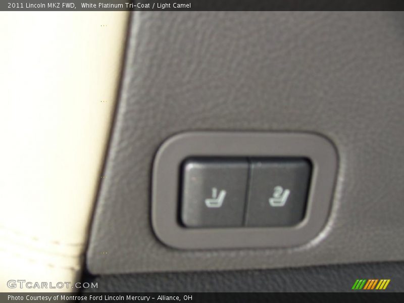 White Platinum Tri-Coat / Light Camel 2011 Lincoln MKZ FWD