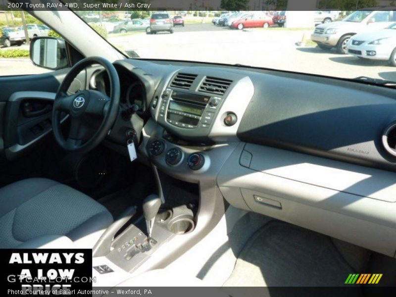 Super White / Ash Gray 2007 Toyota RAV4 4WD