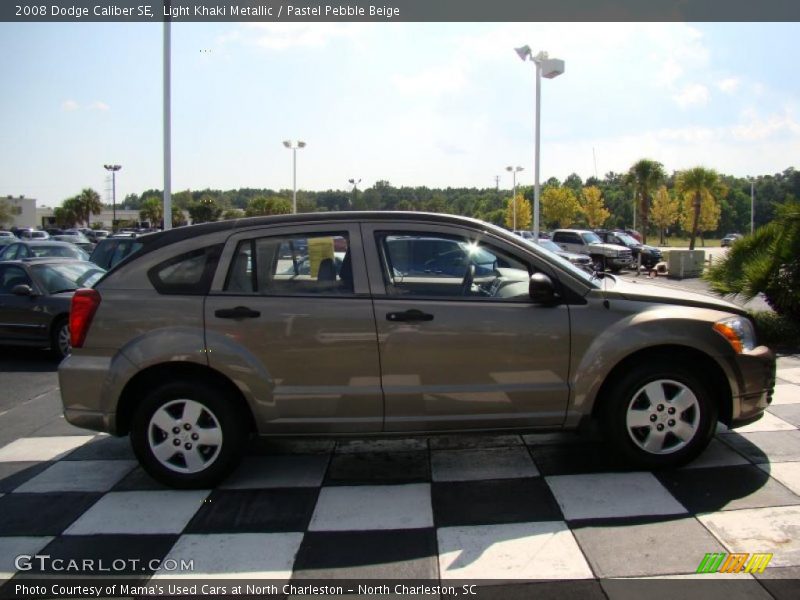 Light Khaki Metallic / Pastel Pebble Beige 2008 Dodge Caliber SE