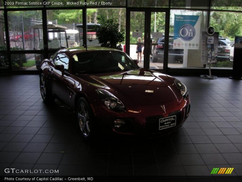 Wicked Ruby Red / Ebony 2009 Pontiac Solstice GXP Coupe