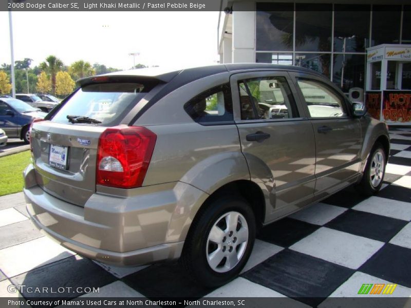 Light Khaki Metallic / Pastel Pebble Beige 2008 Dodge Caliber SE