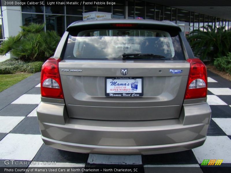 Light Khaki Metallic / Pastel Pebble Beige 2008 Dodge Caliber SE