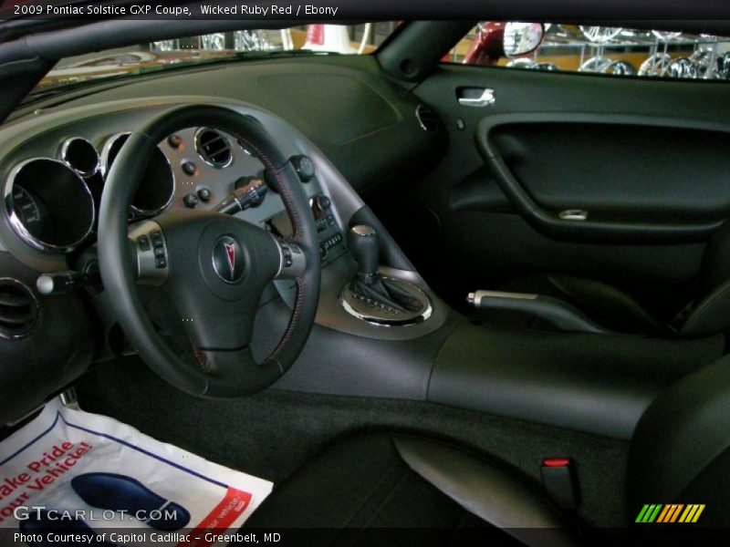 Wicked Ruby Red / Ebony 2009 Pontiac Solstice GXP Coupe