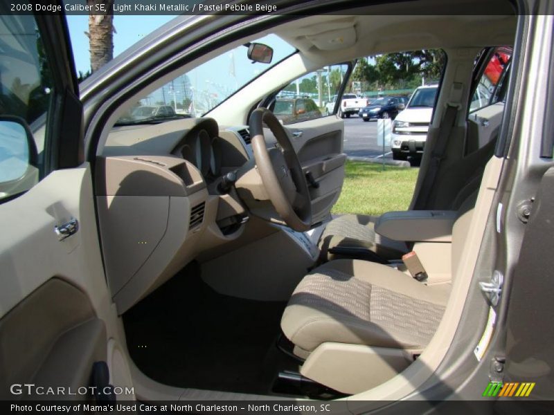 Light Khaki Metallic / Pastel Pebble Beige 2008 Dodge Caliber SE