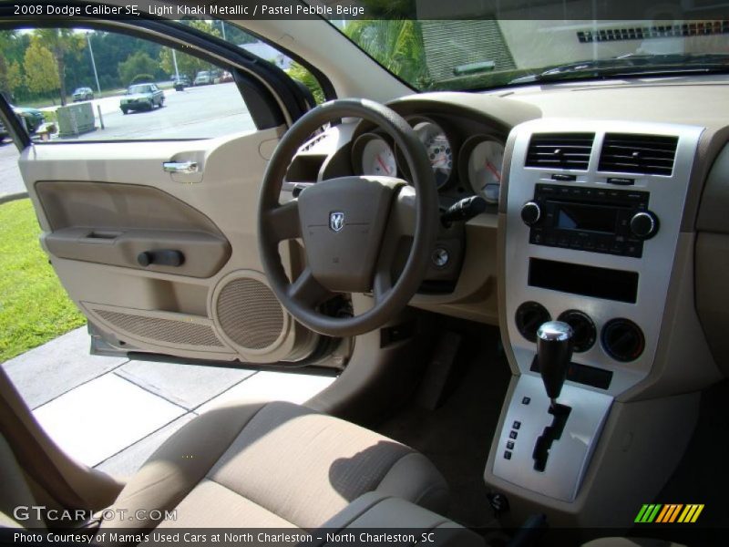 Light Khaki Metallic / Pastel Pebble Beige 2008 Dodge Caliber SE