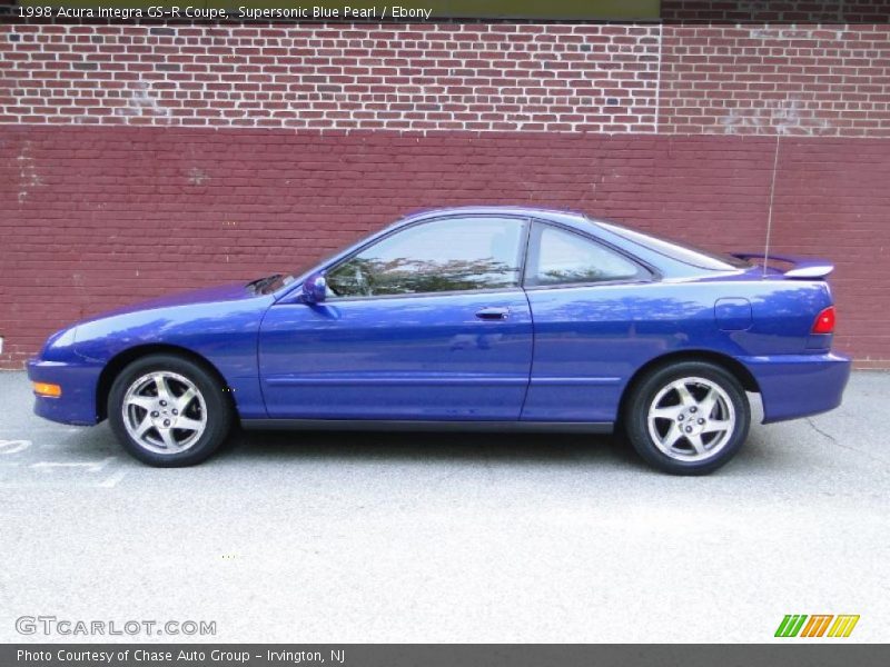 Supersonic Blue Pearl / Ebony 1998 Acura Integra GS-R Coupe