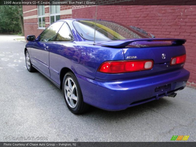 Supersonic Blue Pearl / Ebony 1998 Acura Integra GS-R Coupe