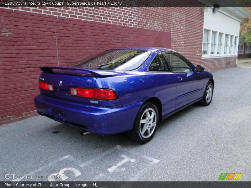 Supersonic Blue Pearl / Ebony 1998 Acura Integra GS-R Coupe