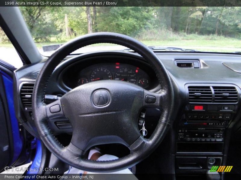 Supersonic Blue Pearl / Ebony 1998 Acura Integra GS-R Coupe
