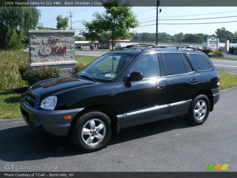 Black Obsidian / Gray 2006 Hyundai Santa Fe GLS 4WD