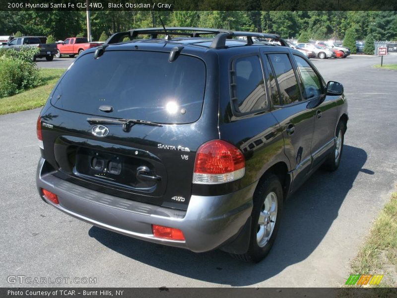Black Obsidian / Gray 2006 Hyundai Santa Fe GLS 4WD