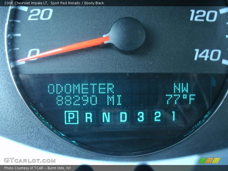 Sport Red Metallic / Ebony Black 2006 Chevrolet Impala LT
