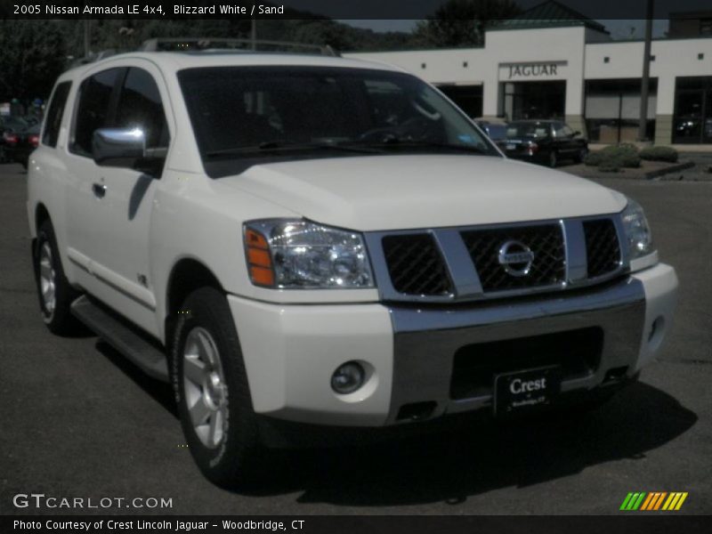 Blizzard White / Sand 2005 Nissan Armada LE 4x4