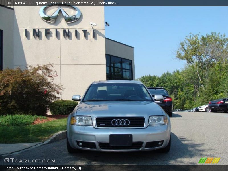 Light Silver Metallic / Ebony Black 2002 Audi A6 4.2 quattro Sedan
