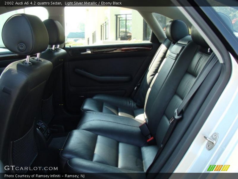 Light Silver Metallic / Ebony Black 2002 Audi A6 4.2 quattro Sedan
