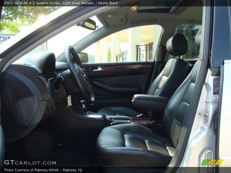 Light Silver Metallic / Ebony Black 2002 Audi A6 4.2 quattro Sedan