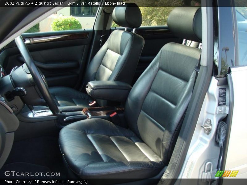Light Silver Metallic / Ebony Black 2002 Audi A6 4.2 quattro Sedan