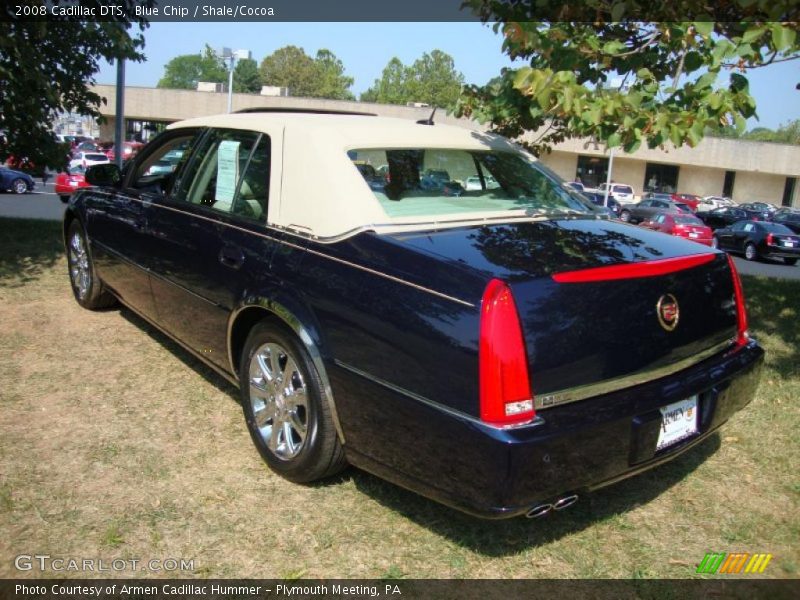 Blue Chip / Shale/Cocoa 2008 Cadillac DTS