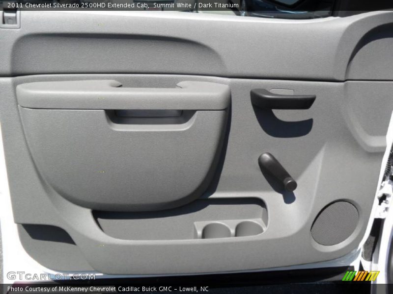 Summit White / Dark Titanium 2011 Chevrolet Silverado 2500HD Extended Cab