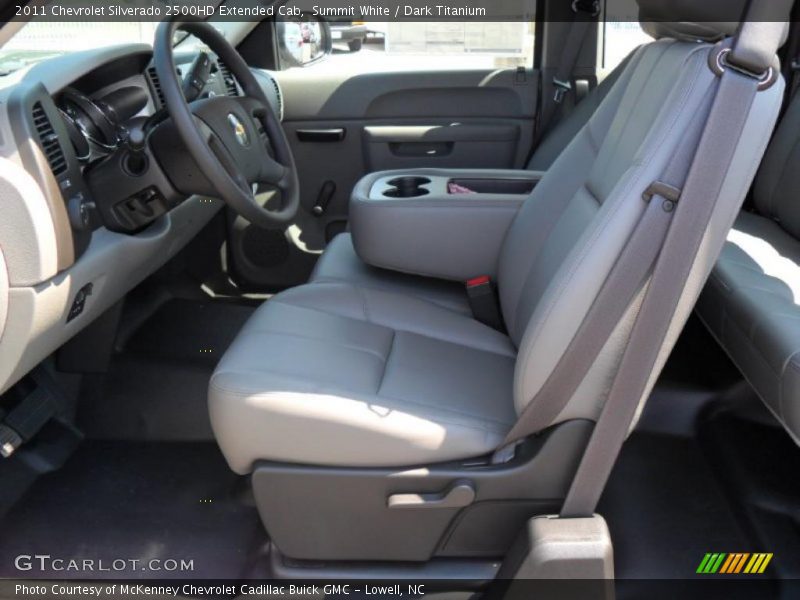 Summit White / Dark Titanium 2011 Chevrolet Silverado 2500HD Extended Cab