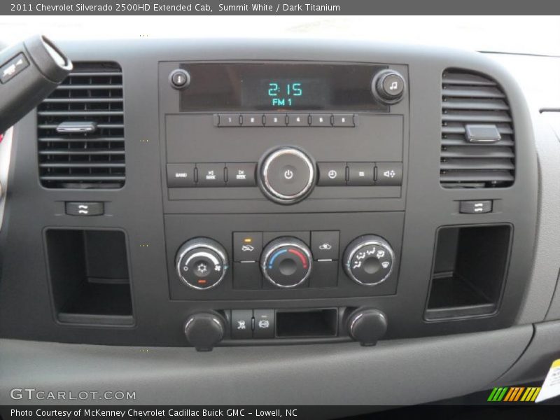 Summit White / Dark Titanium 2011 Chevrolet Silverado 2500HD Extended Cab