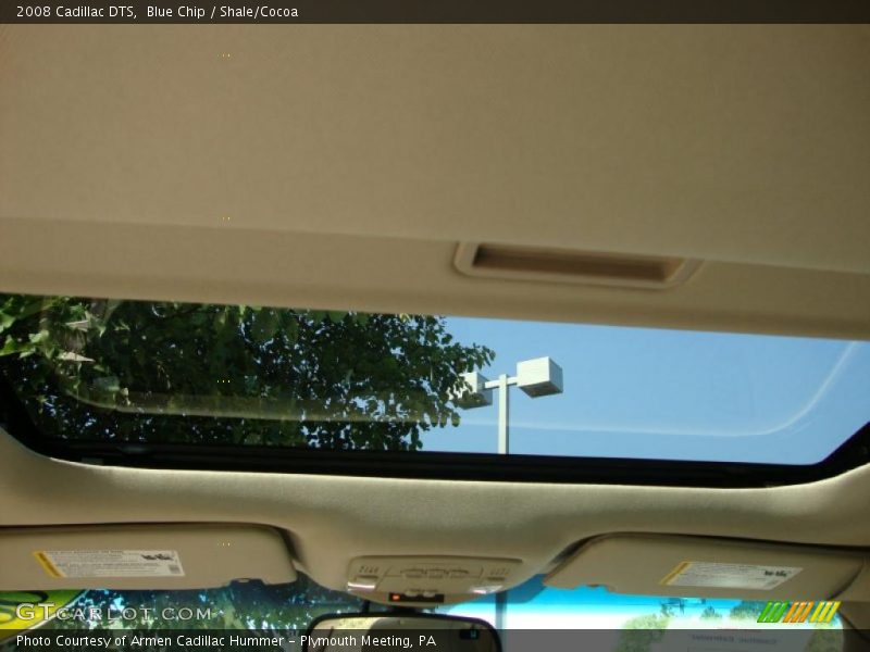 Blue Chip / Shale/Cocoa 2008 Cadillac DTS