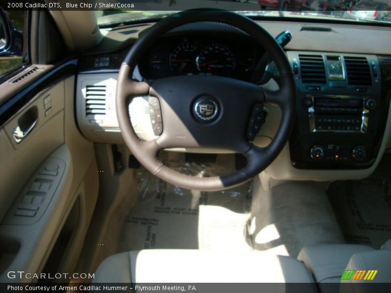Blue Chip / Shale/Cocoa 2008 Cadillac DTS