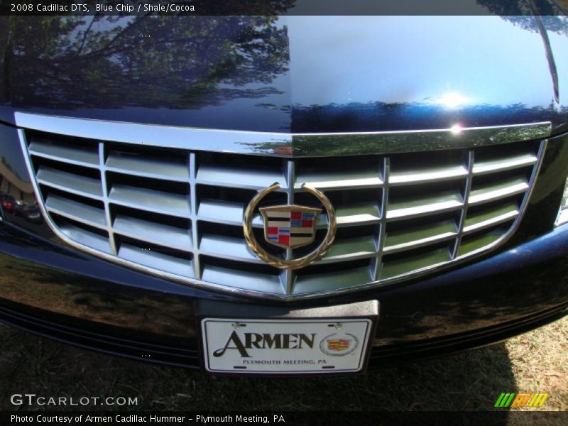 Blue Chip / Shale/Cocoa 2008 Cadillac DTS