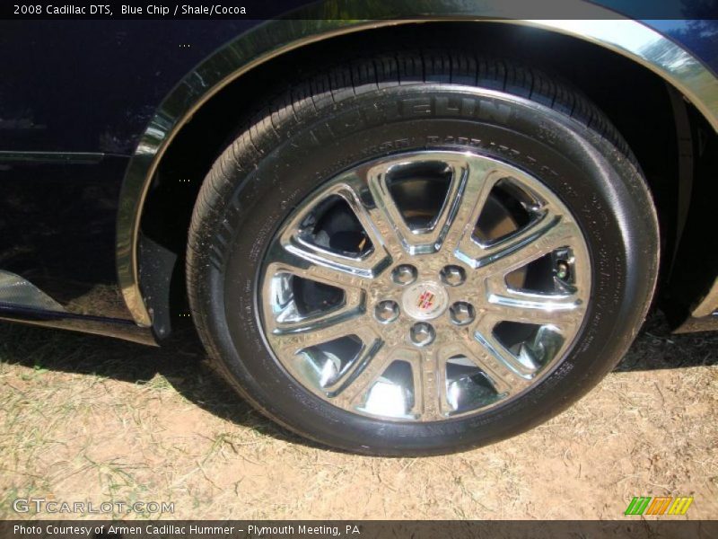 Blue Chip / Shale/Cocoa 2008 Cadillac DTS