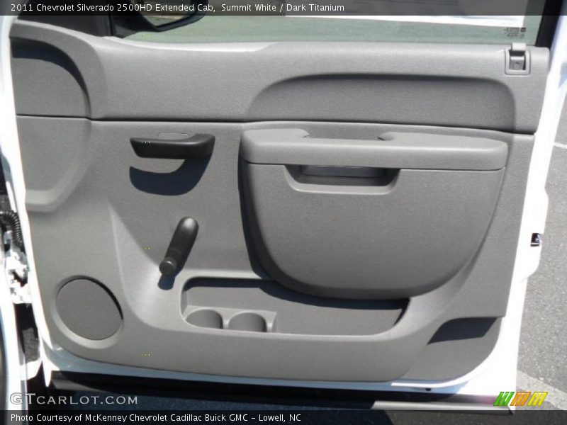 Summit White / Dark Titanium 2011 Chevrolet Silverado 2500HD Extended Cab