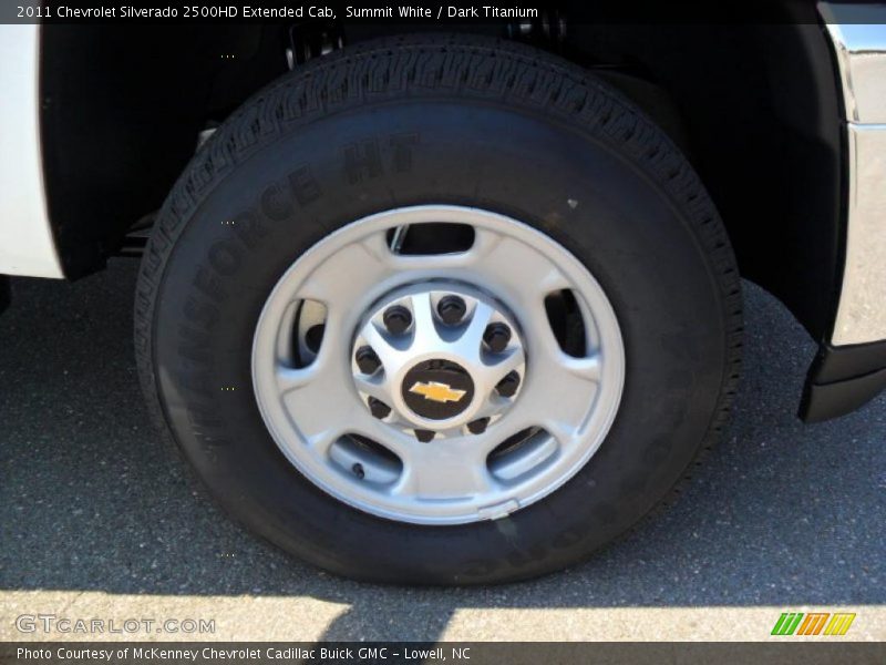 Summit White / Dark Titanium 2011 Chevrolet Silverado 2500HD Extended Cab