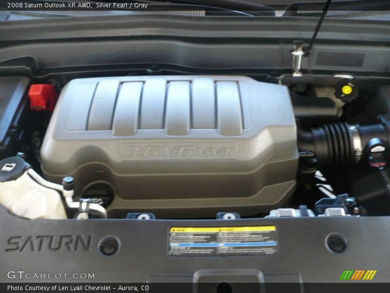 Silver Pearl / Gray 2008 Saturn Outlook XR AWD