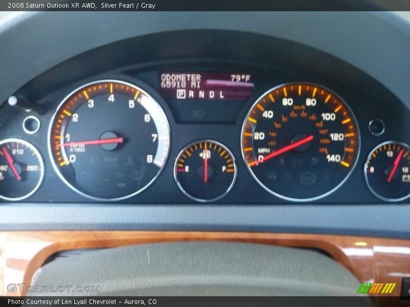 Silver Pearl / Gray 2008 Saturn Outlook XR AWD