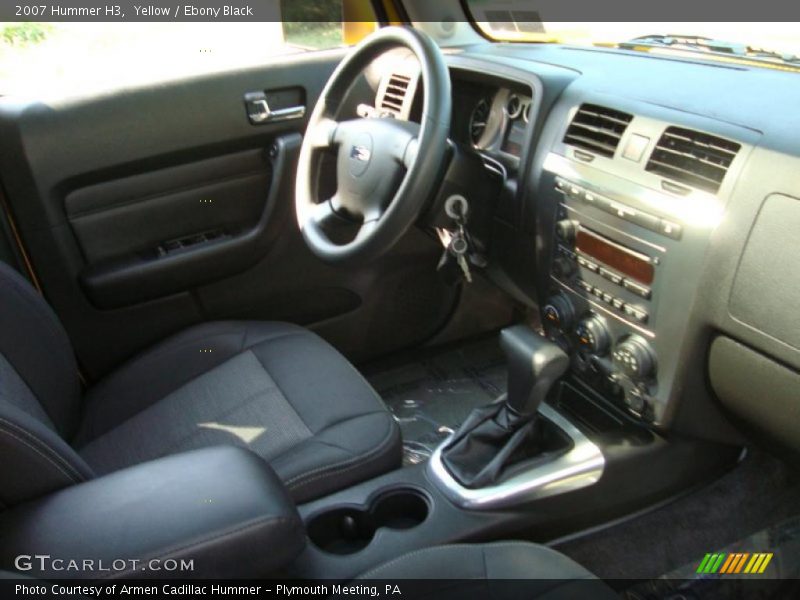Yellow / Ebony Black 2007 Hummer H3