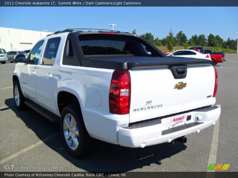 Summit White / Dark Cashmere/Light Cashmere 2011 Chevrolet Avalanche LT