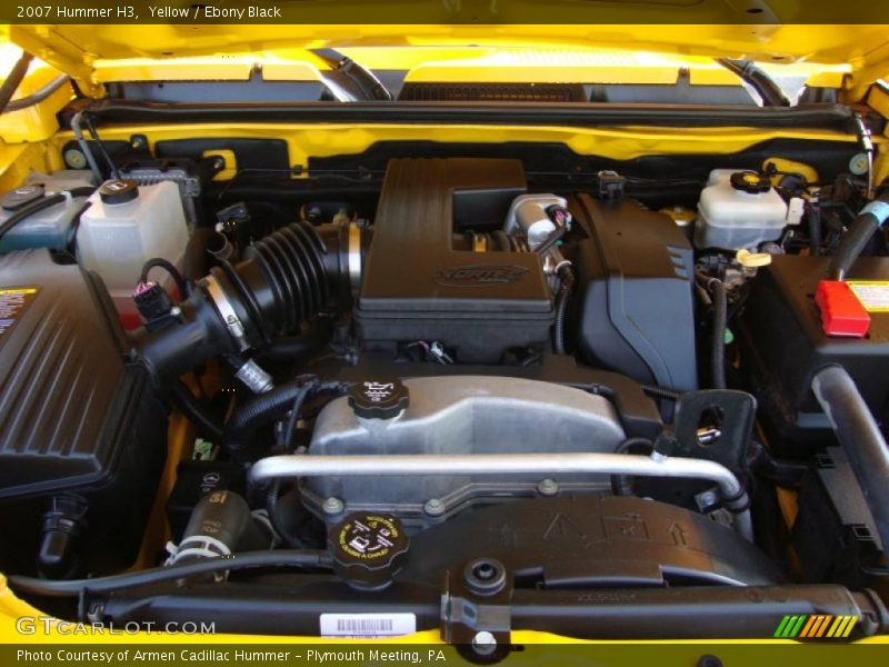 Yellow / Ebony Black 2007 Hummer H3