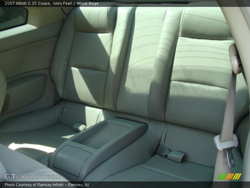 Ivory Pearl / Wheat Beige 2007 Infiniti G 35 Coupe