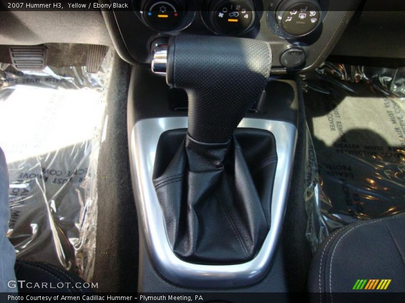 Yellow / Ebony Black 2007 Hummer H3