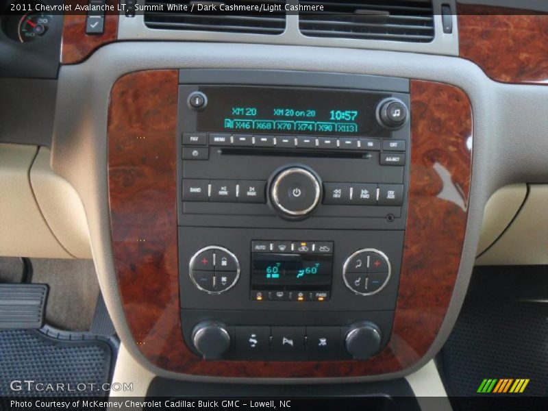 Summit White / Dark Cashmere/Light Cashmere 2011 Chevrolet Avalanche LT