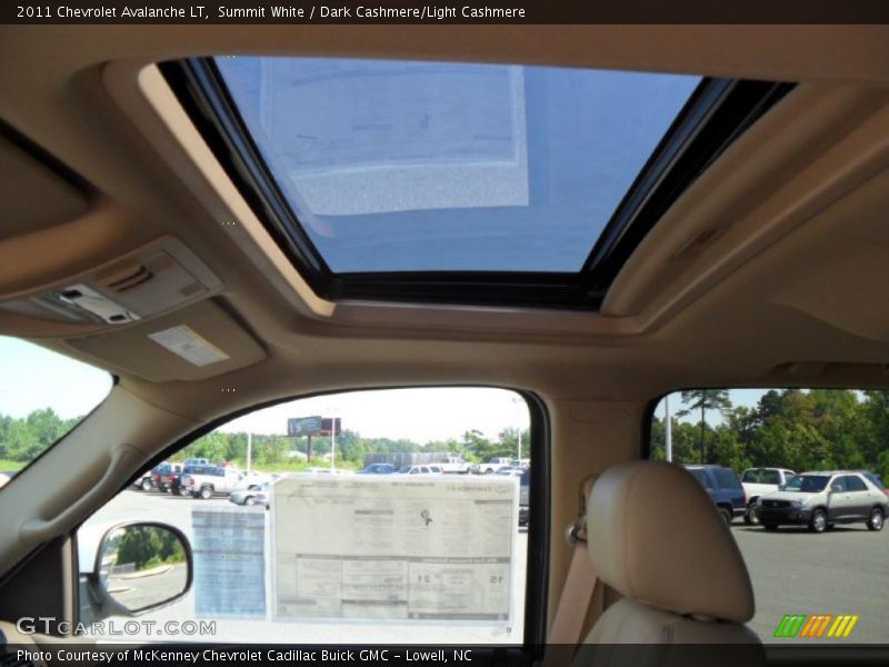 Summit White / Dark Cashmere/Light Cashmere 2011 Chevrolet Avalanche LT