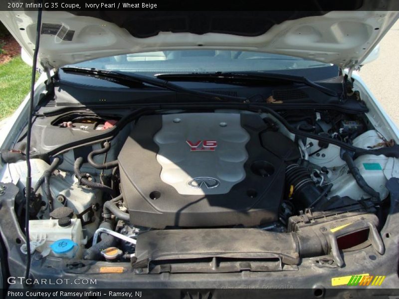 Ivory Pearl / Wheat Beige 2007 Infiniti G 35 Coupe