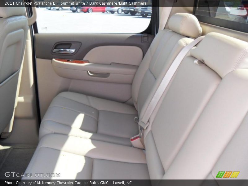 Summit White / Dark Cashmere/Light Cashmere 2011 Chevrolet Avalanche LT